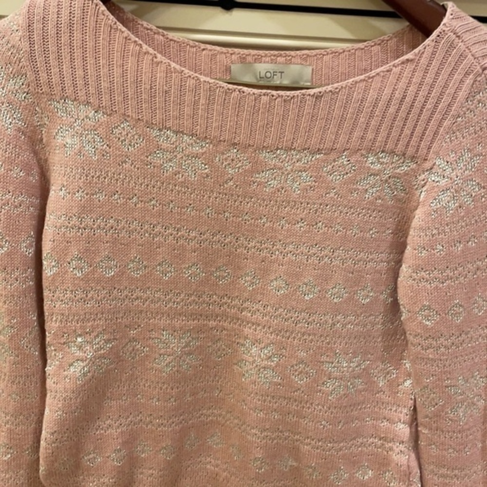 NWOT Loft Blush Sweater - Picture 4 of 4